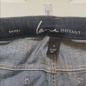 Lane Bryant Jean Shorts with distressed seam